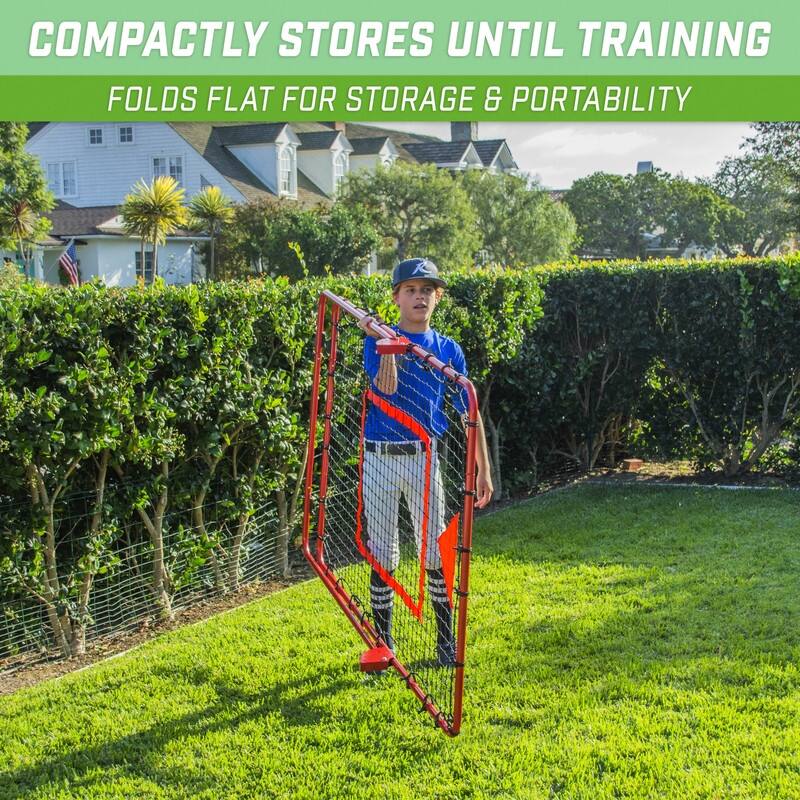 GoSports Baseball & Softball Pitching and Fielding Rebounder Trainer